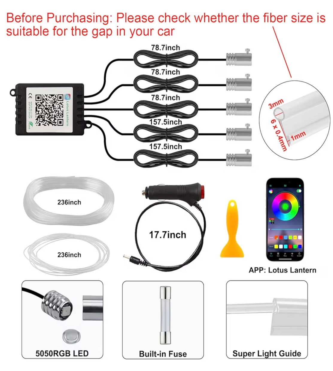 Universal Vehicle LED Lights